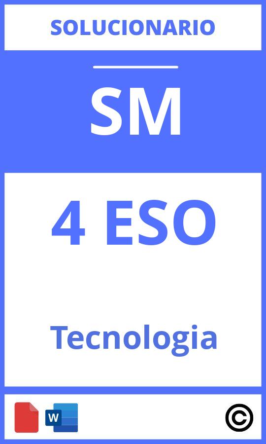Solucionario Tecnologia 4 Eso Sm Savia